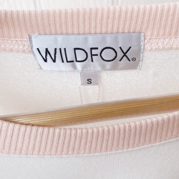 NEW WildFox Grapefruit Striped Long Sleeve Sweatshirt - Picture 7 of 7